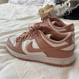 Nike Women's Blush and White Sneakers